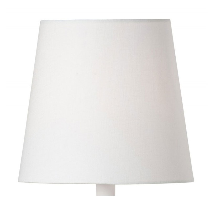 Basic Straight Lampshade 20 cm, White