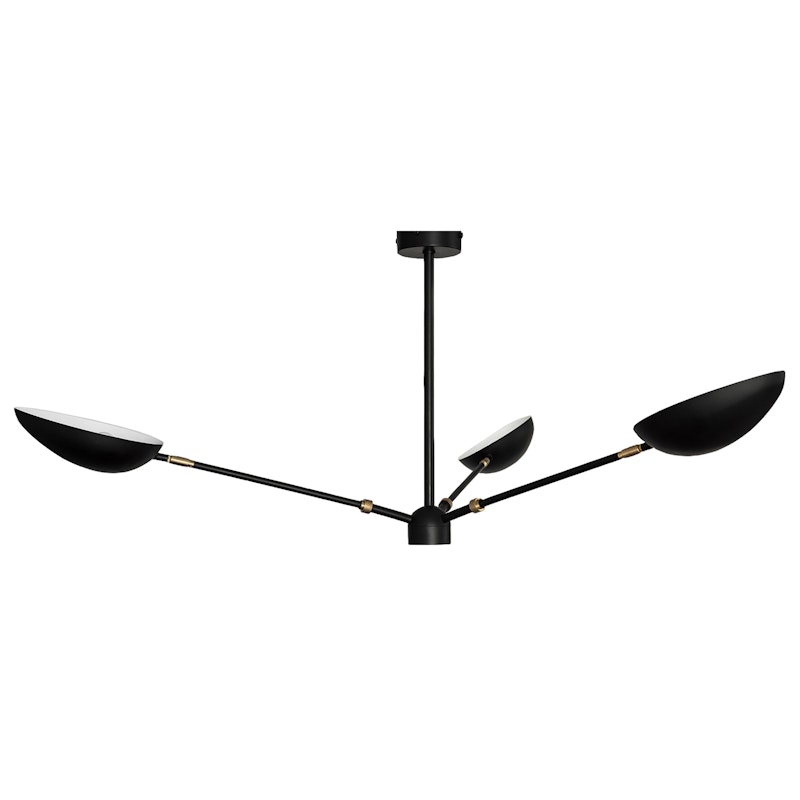 Spoon Ceiling Pendant, Black