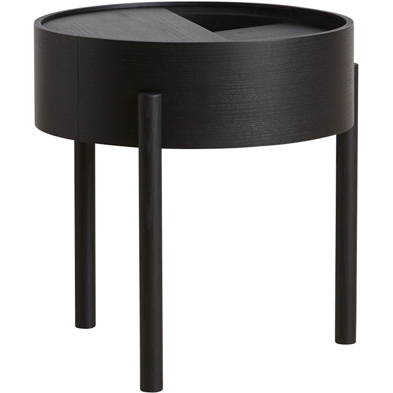 ARC Side Table, Black painted ash