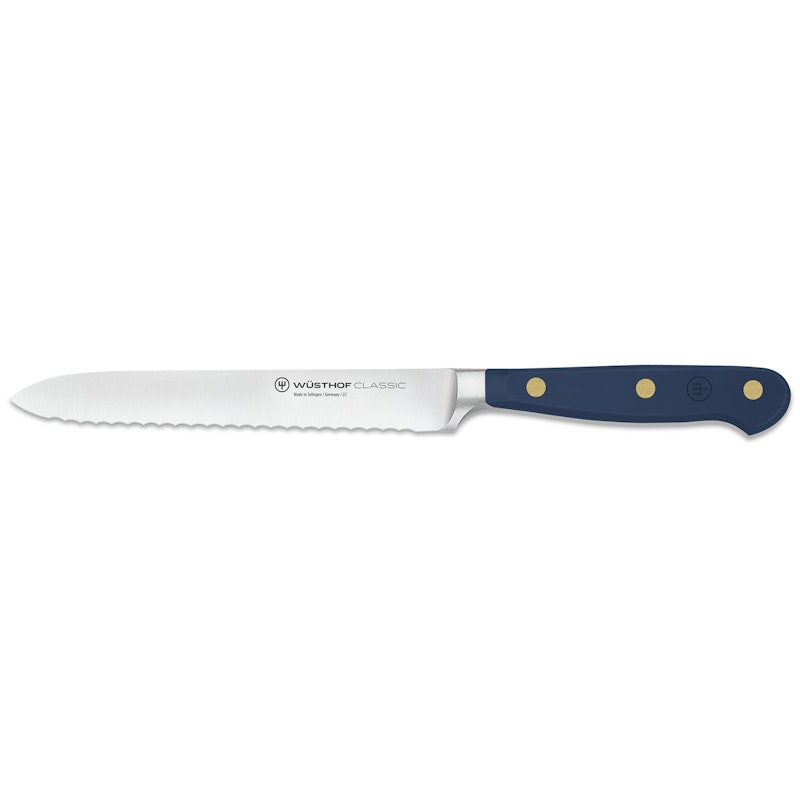 Classic Colour Serrated Utility Knife 14 cm, Wild Blueberry