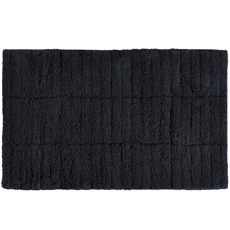 Tiles Bathroom Rug 50x80 cm, Black