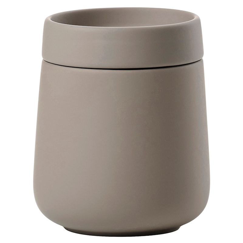 Nova One Jar With Lid, Taupe