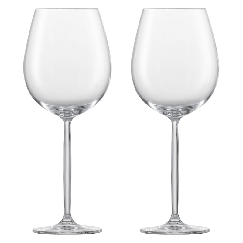 Diva Burgundy Red Wine Glass 46 cl, 2-pack