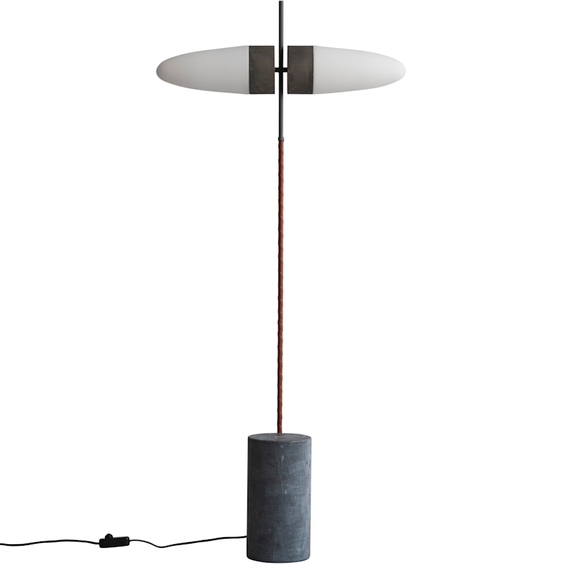 Bull Stehlampe Oxidized