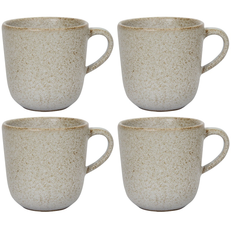 Raw Kaffeetasse 25 cl 4-er Set, Sandy Beige