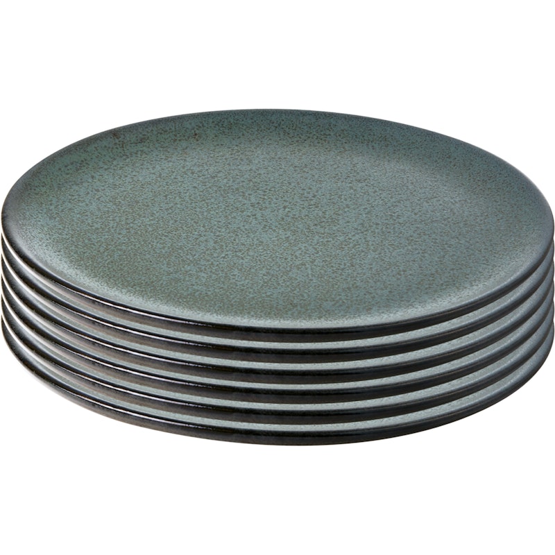 Raw Dessert Plate 20 cm 6-pack, Northern Green
