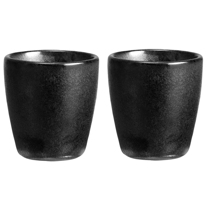 Raw Egg Cup 2-pack, Titanium Black