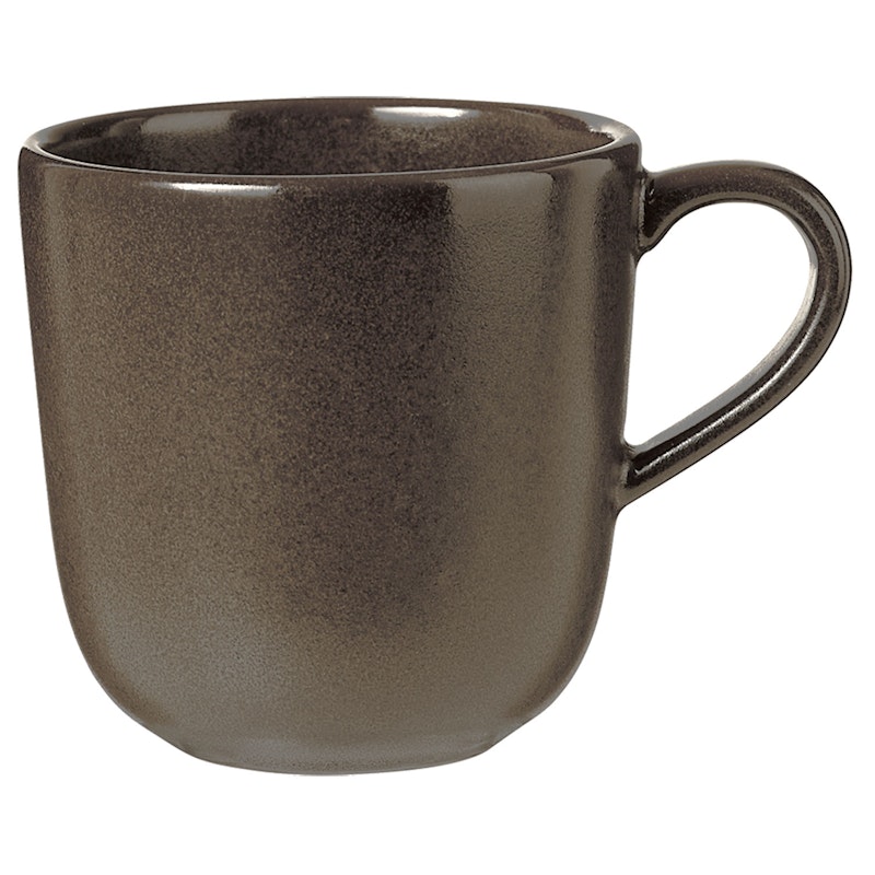 Raw Kaffeetasse mit Griff 20 cl, Metallic Brown