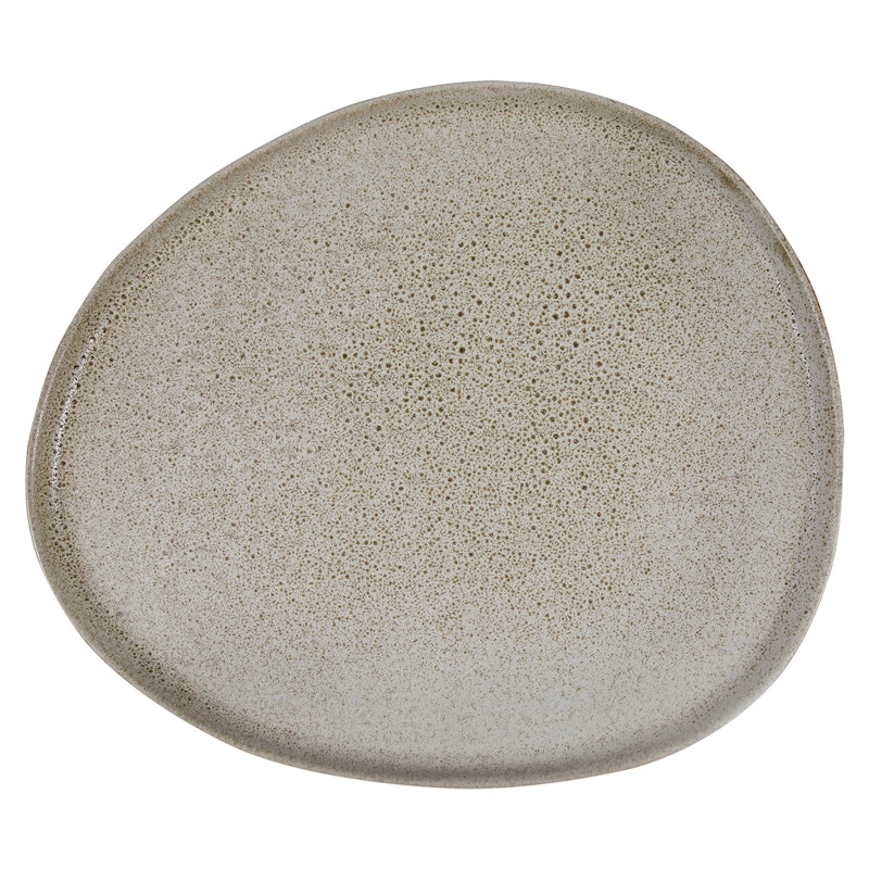 Raw Organic Plate 29 cm, Sandy Beige