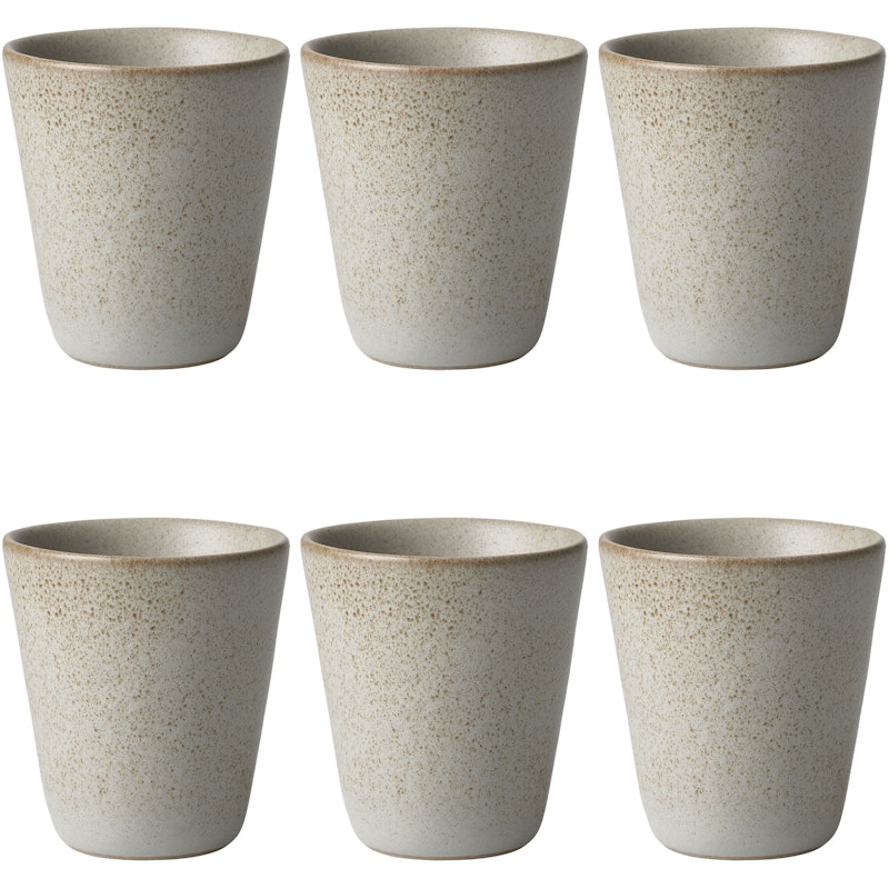RAW Mug 25 cl 6-pack, Sandy Beige