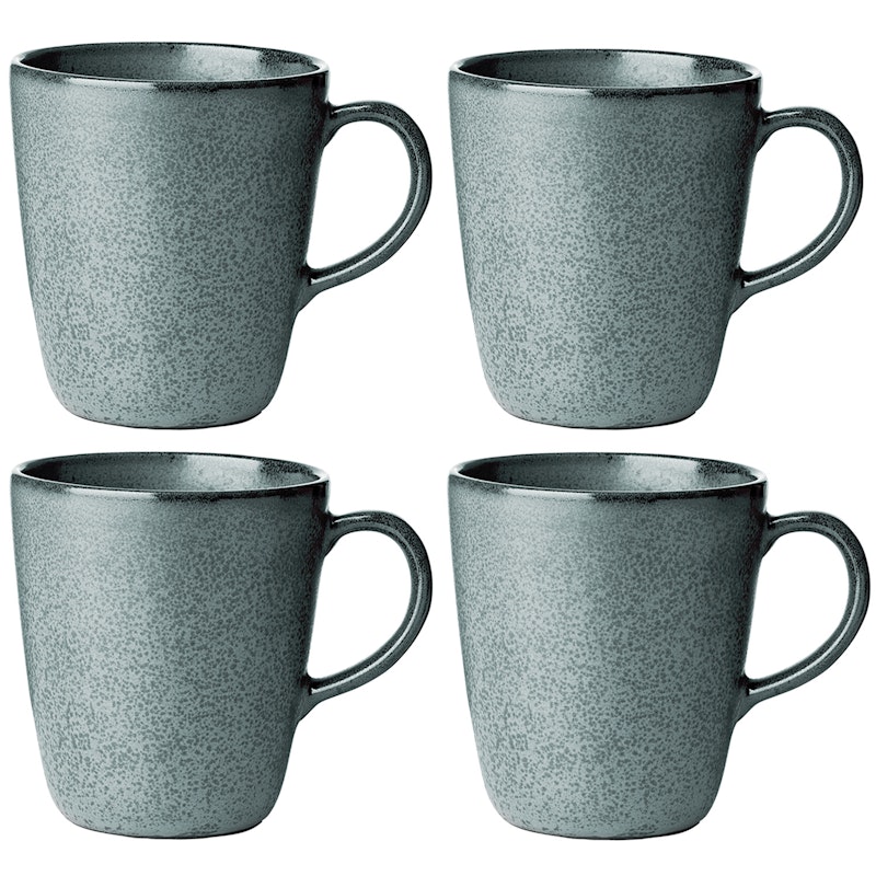 Raw Mugs 35 cl 4-pack, Northern Green