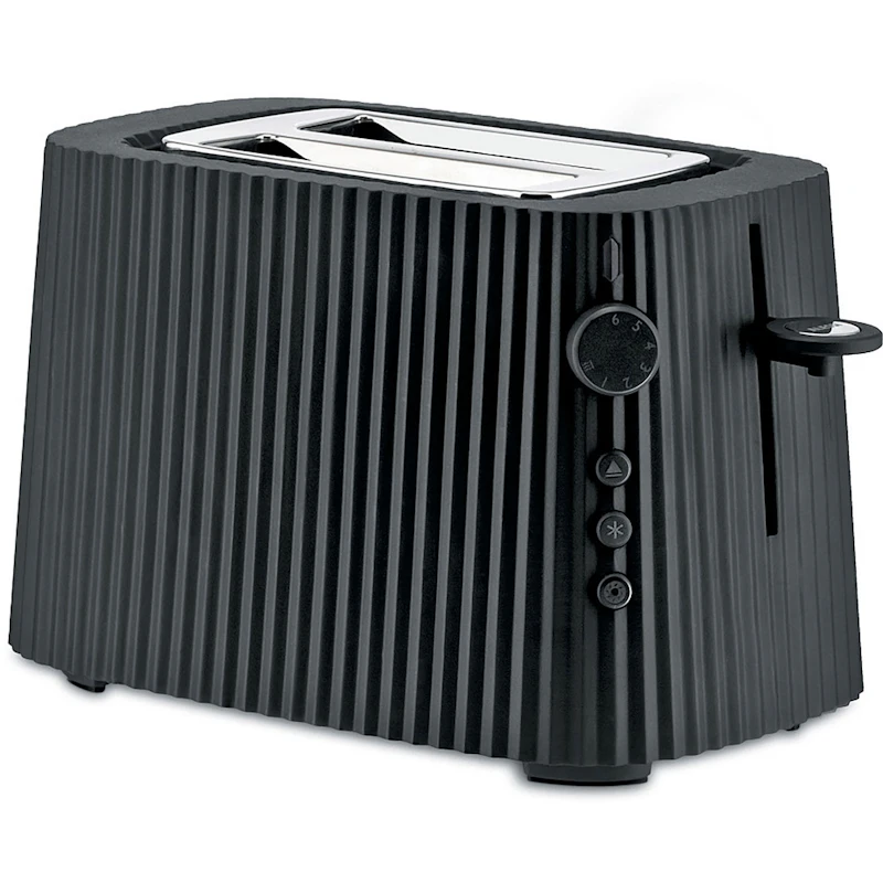 Plissé Toaster 2 Slices, Black
