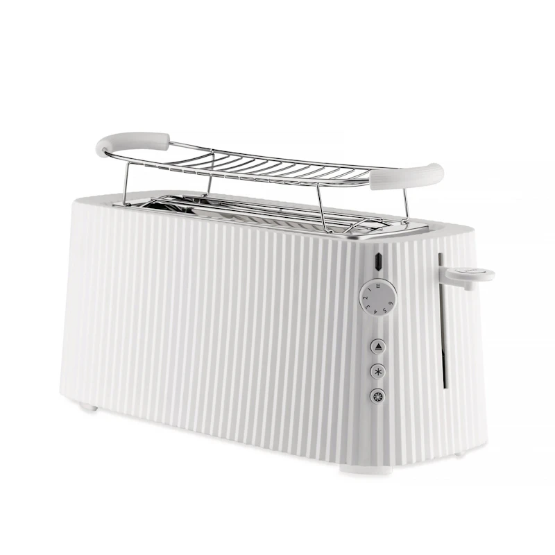 Plisse Toaster, White