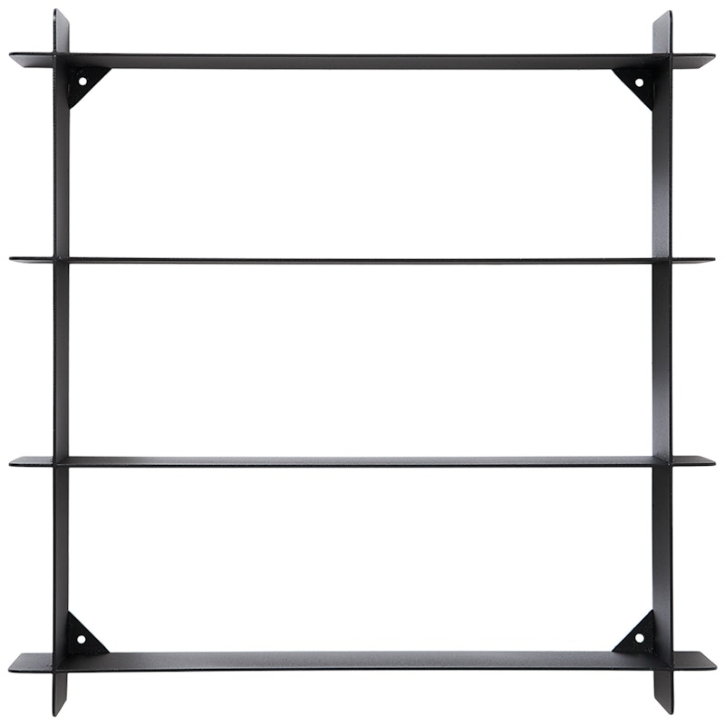 Division Wall Shelf 45x45 cm, Black