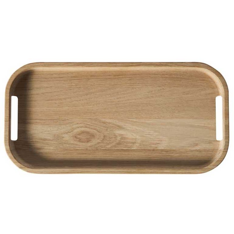 Flection Serving Tray Oak, 20x40 cm