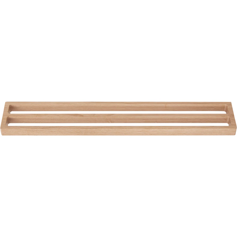 Towel Holder Oak, Double