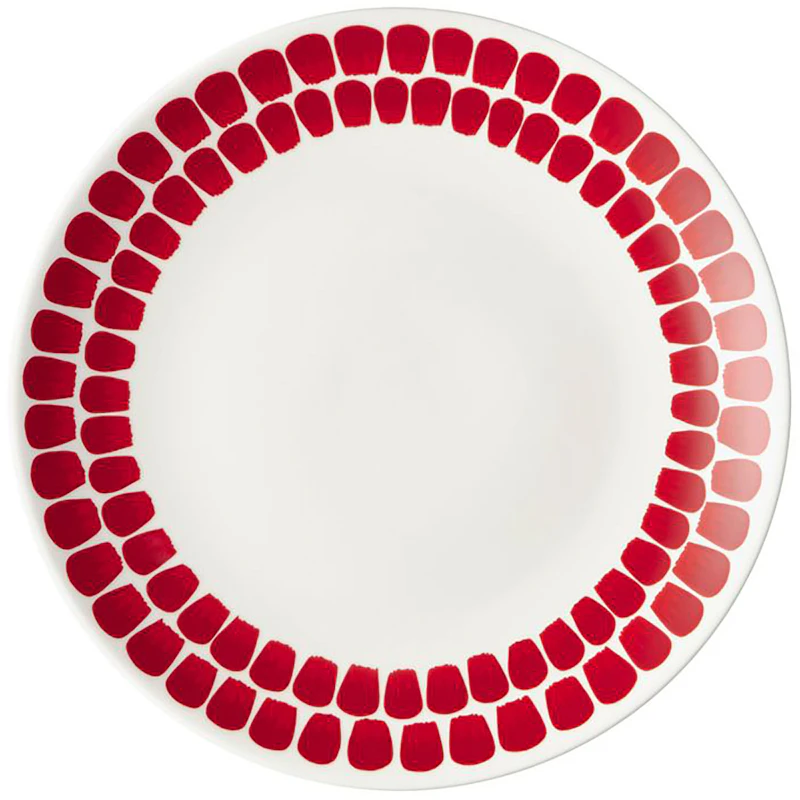 24h Tuokio Plate Red, 26 cm