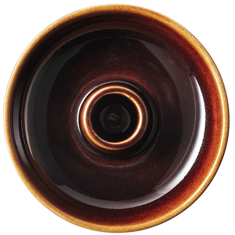 Kirnu Candlestick 11x3,5 cm, Brown