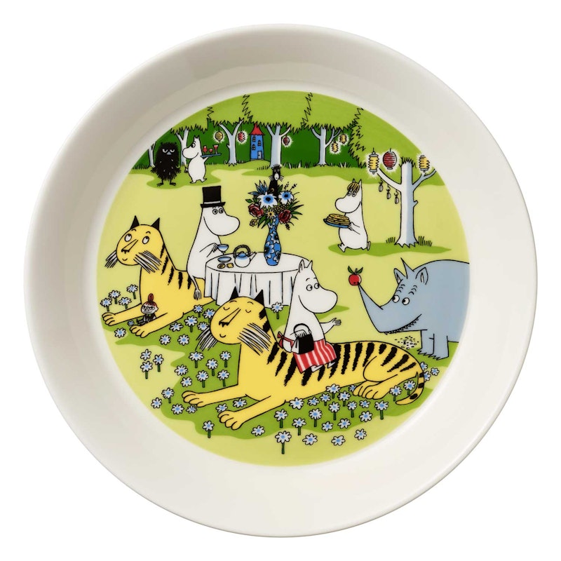 Moomin Teller 19 cm, Garden Party