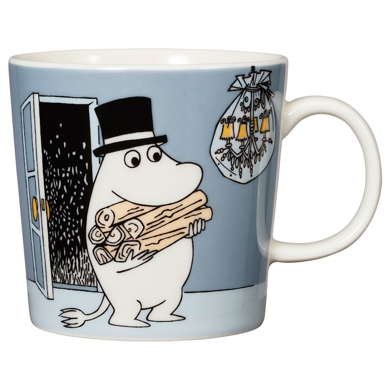 Moomin Tasse 30 cl, Moominpappa Grau