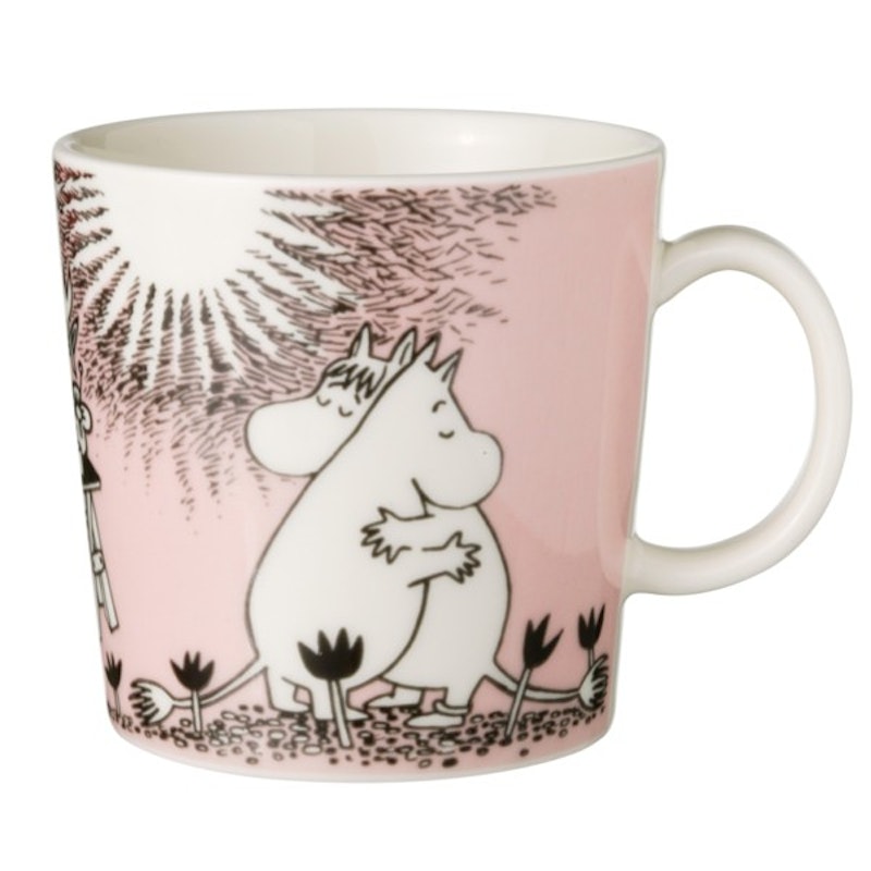 Mumin Tasse "Liebe" 30cl, rosa