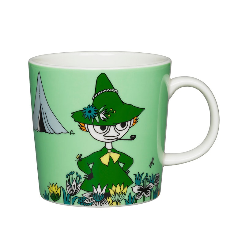 Mumin Tasse "Schnupferich" 30cl, grün