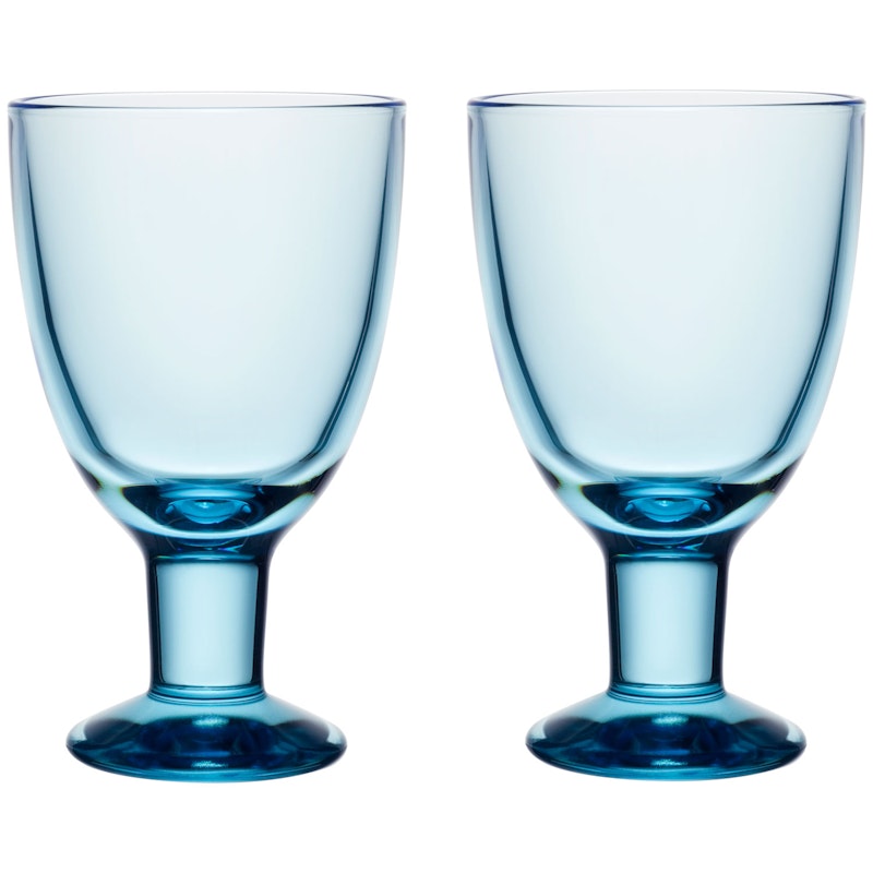 Verna Trinkglas 2-er Set 22 cl, Aqua