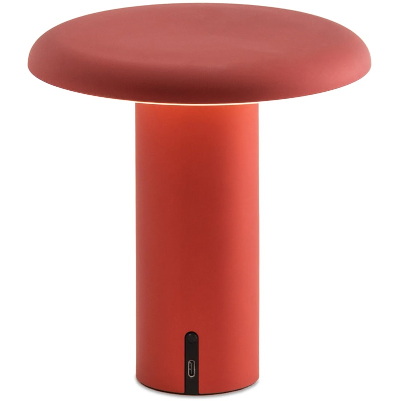 Takku Tischlampe Tragbar, Anodized Red