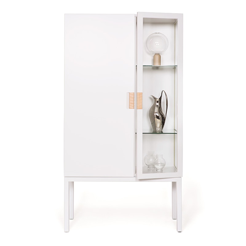 Frame Semi Cabinet, White