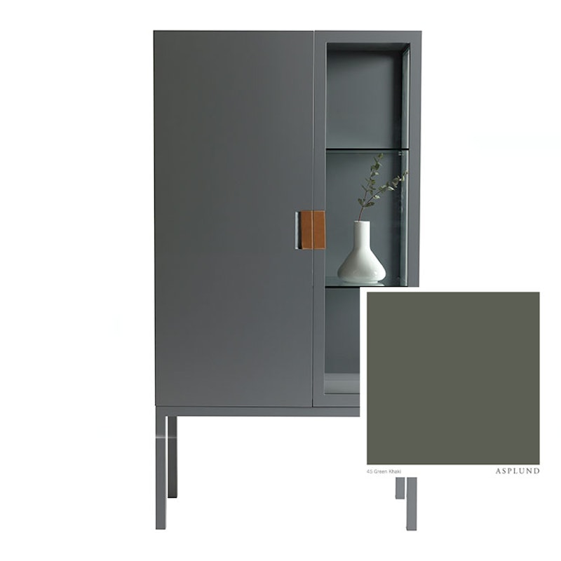 Frame Semi Cabinet, Green Khaki