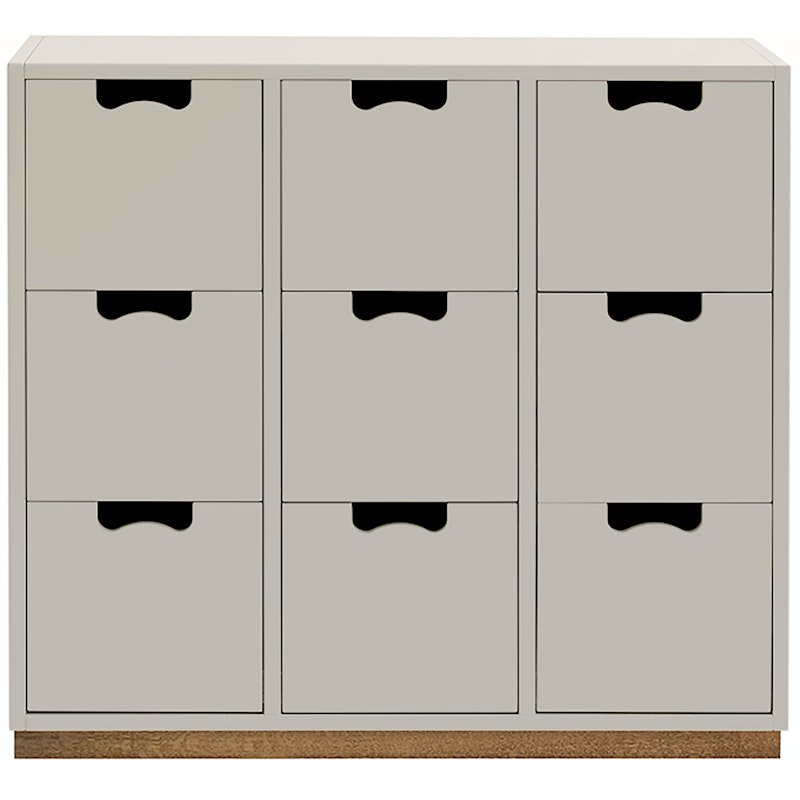 Snow B3 Chest Of Drawers, Light Grey