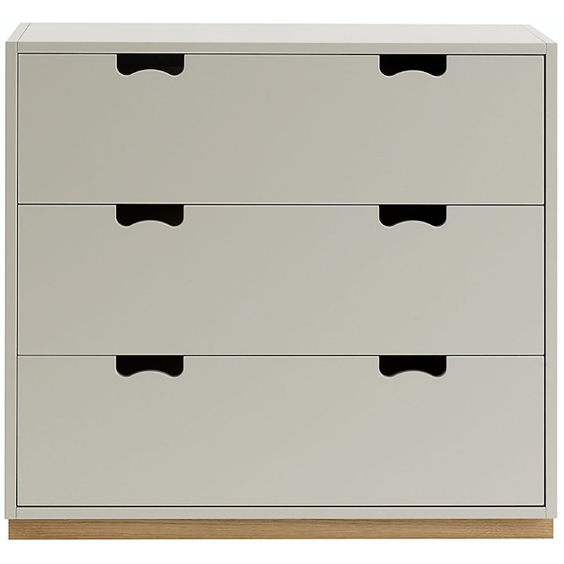 Snow A3 Chest Of Drawers, Light Grey