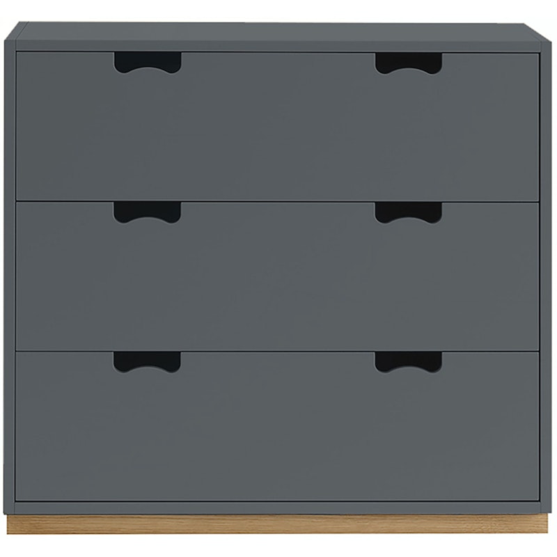 Snow A3 Chest Of Drawers, Storm Grey