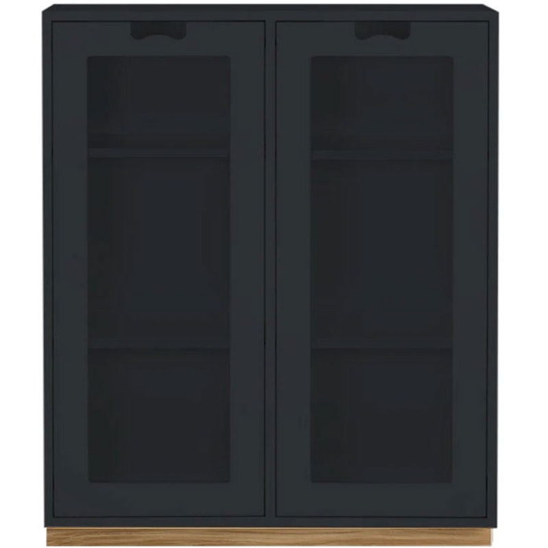 Snow E Display Cabinet 30 cm, Char Grey