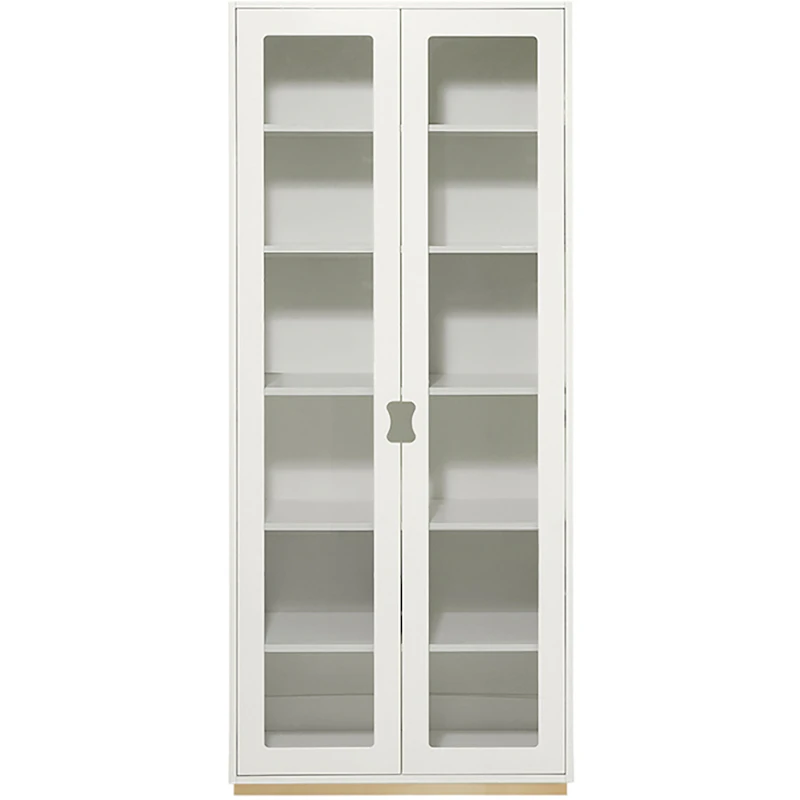 Snow F Display Cabinet 30 cm, White/Oak