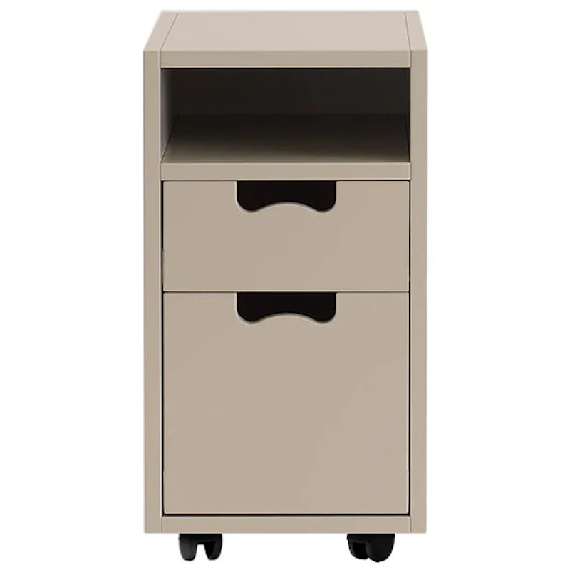 Snow G3 Drawer Unit With Casters, Dark Sand