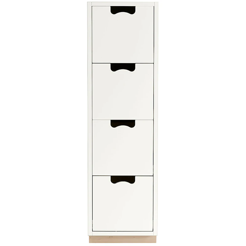 Snow Drawer J4 White (Standard: Oak base)