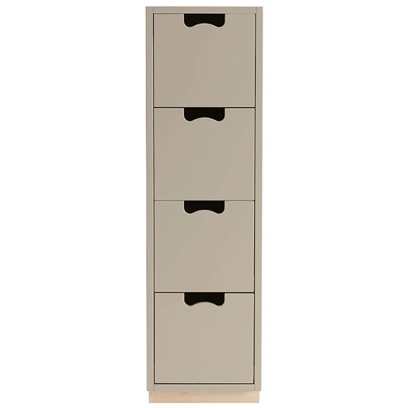 Snö J4 Chest Of Drawers Dark Sand, Base  Oak