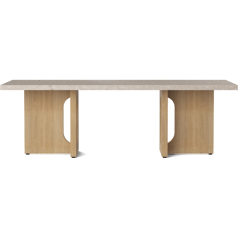 Androgyne Lounge Table,  Natural Oak / Sand