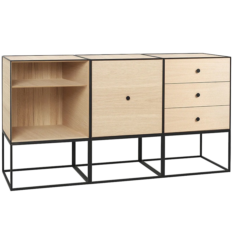 Frame 49 Trio Sideboard mit Gestell, Eiche