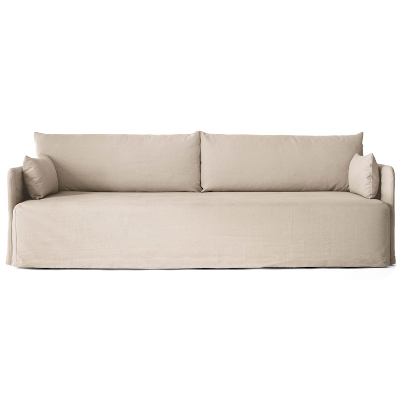 Offset Sofa 3-Sitzer Abnehmbarer Bezug, Logan Sand