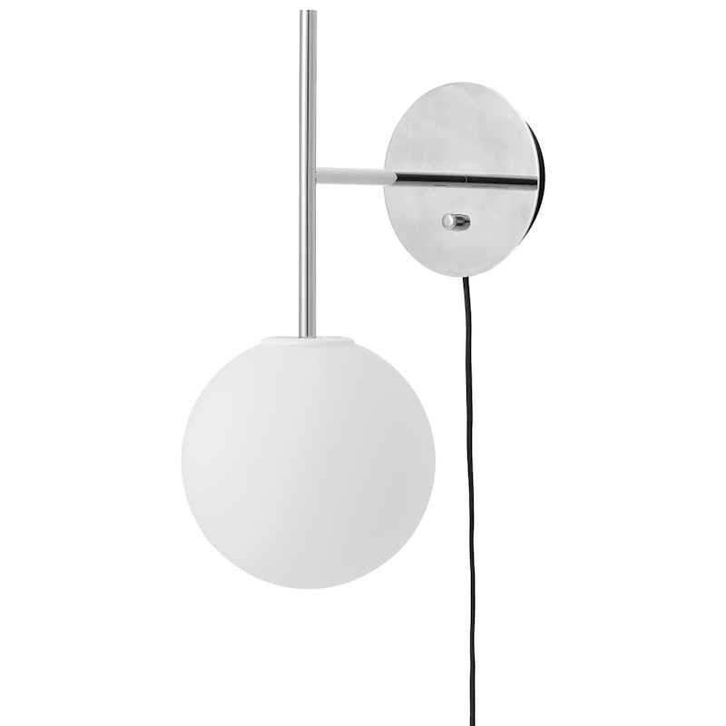 TR Bulb Wall Lamp, Polished Steel