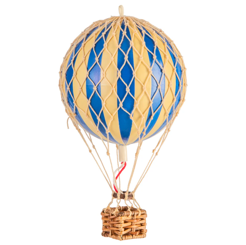 Floating The Skies Air Balloon 13x8.5 cm, Blue