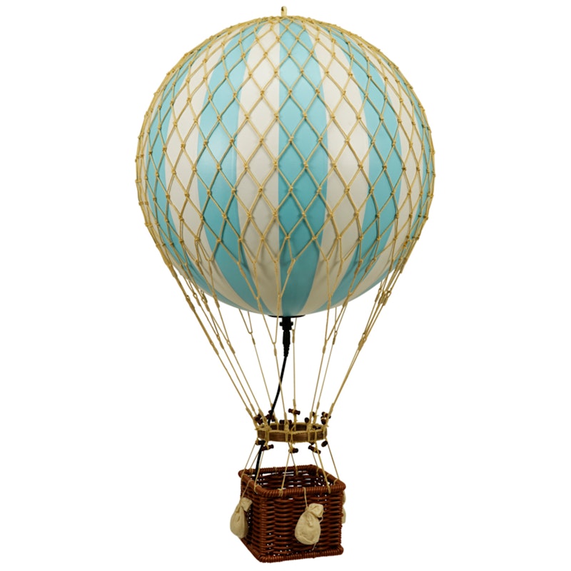 Royal Aero LED-Lampe Heißluftballon Ø32 cm, Hellblau