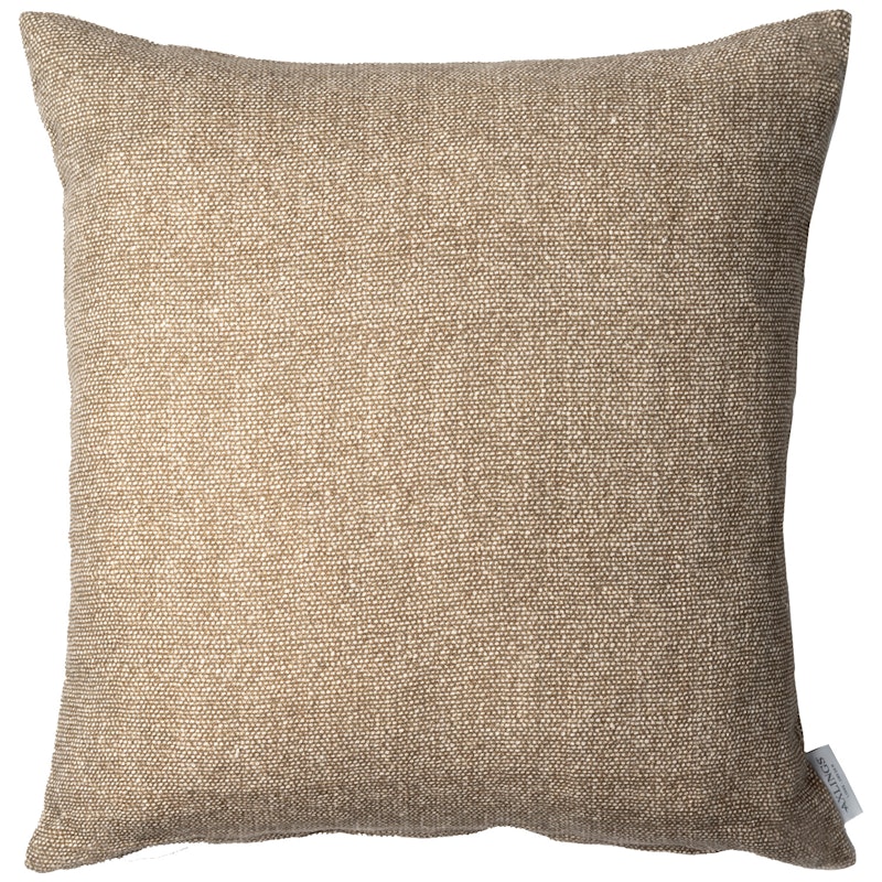 Träda Cushion Cover 44x44 cm, Brown / Off-white