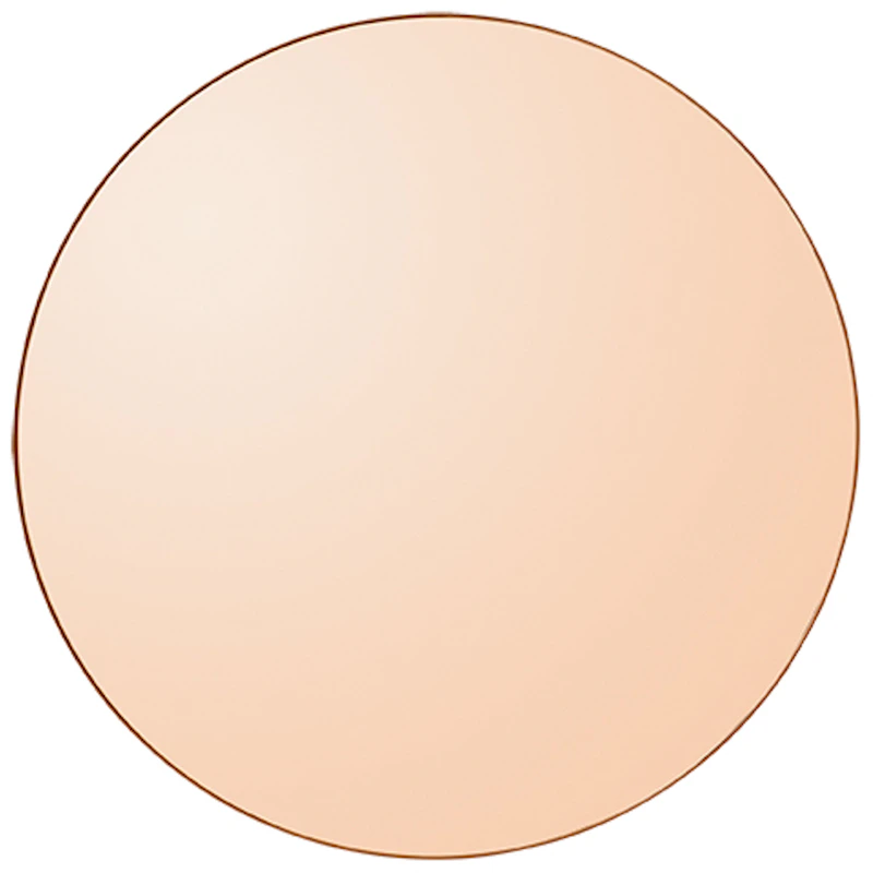 Circum Wall Mirror Ø110 cm, Amber