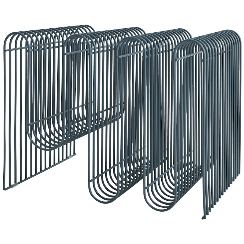 Curva Magazine Rack, Dusty Blue