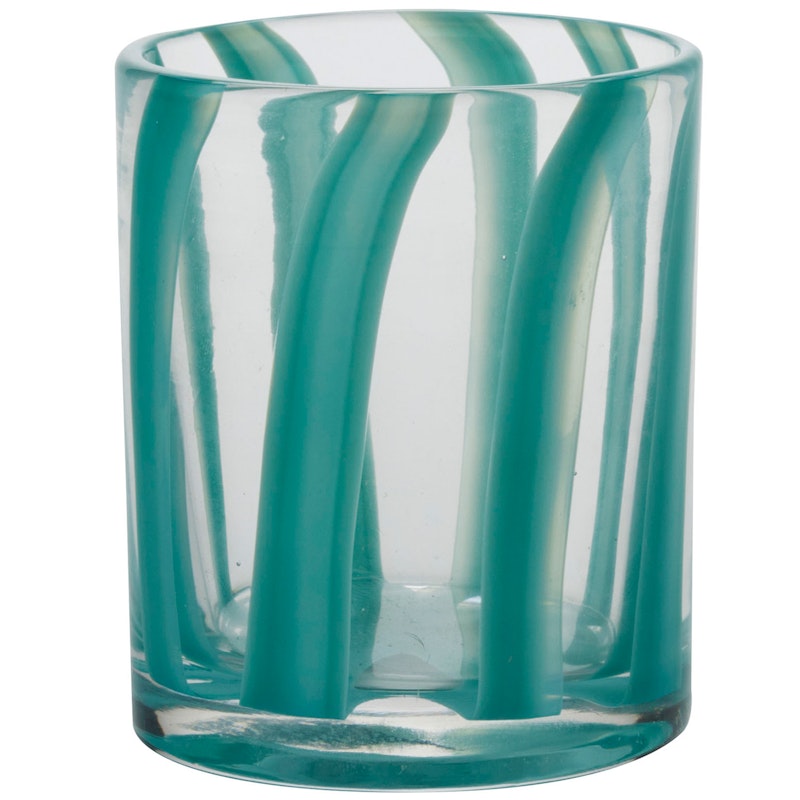 Glas 10 cm, Türkis