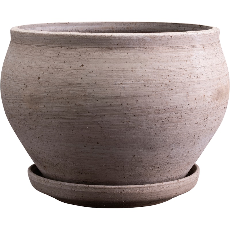 Delphi Pot Low 24 cm, Grey