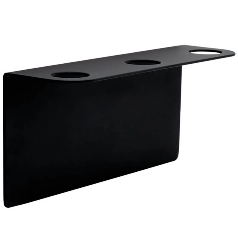 Base Trippel Soap Pump Holder, Matte Black